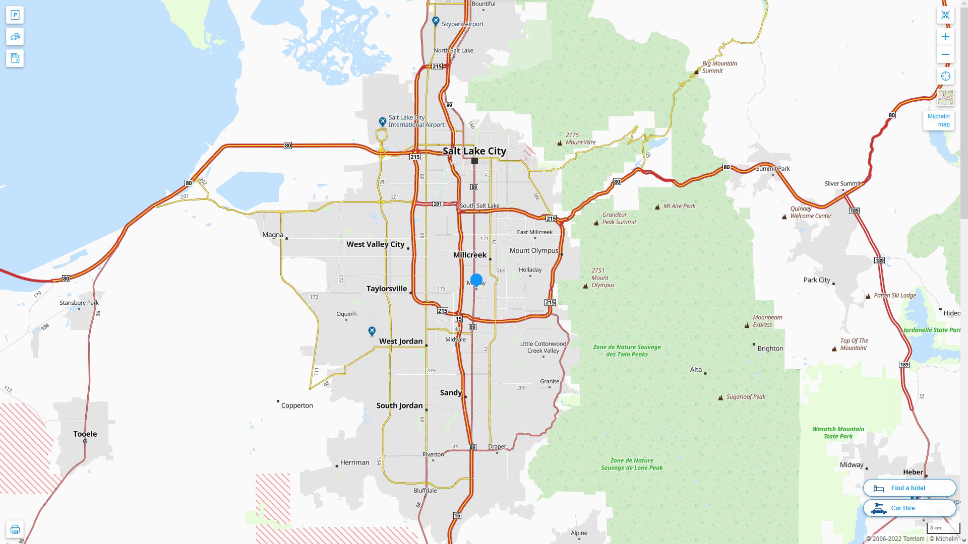 Murray, Utah Map