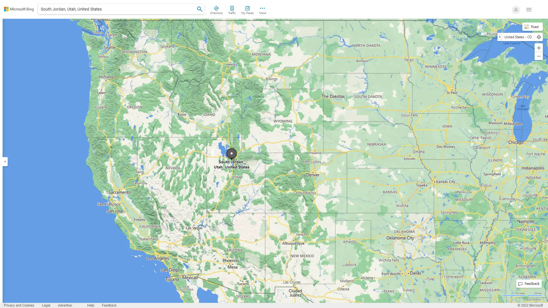 South Jordan, Utah Map