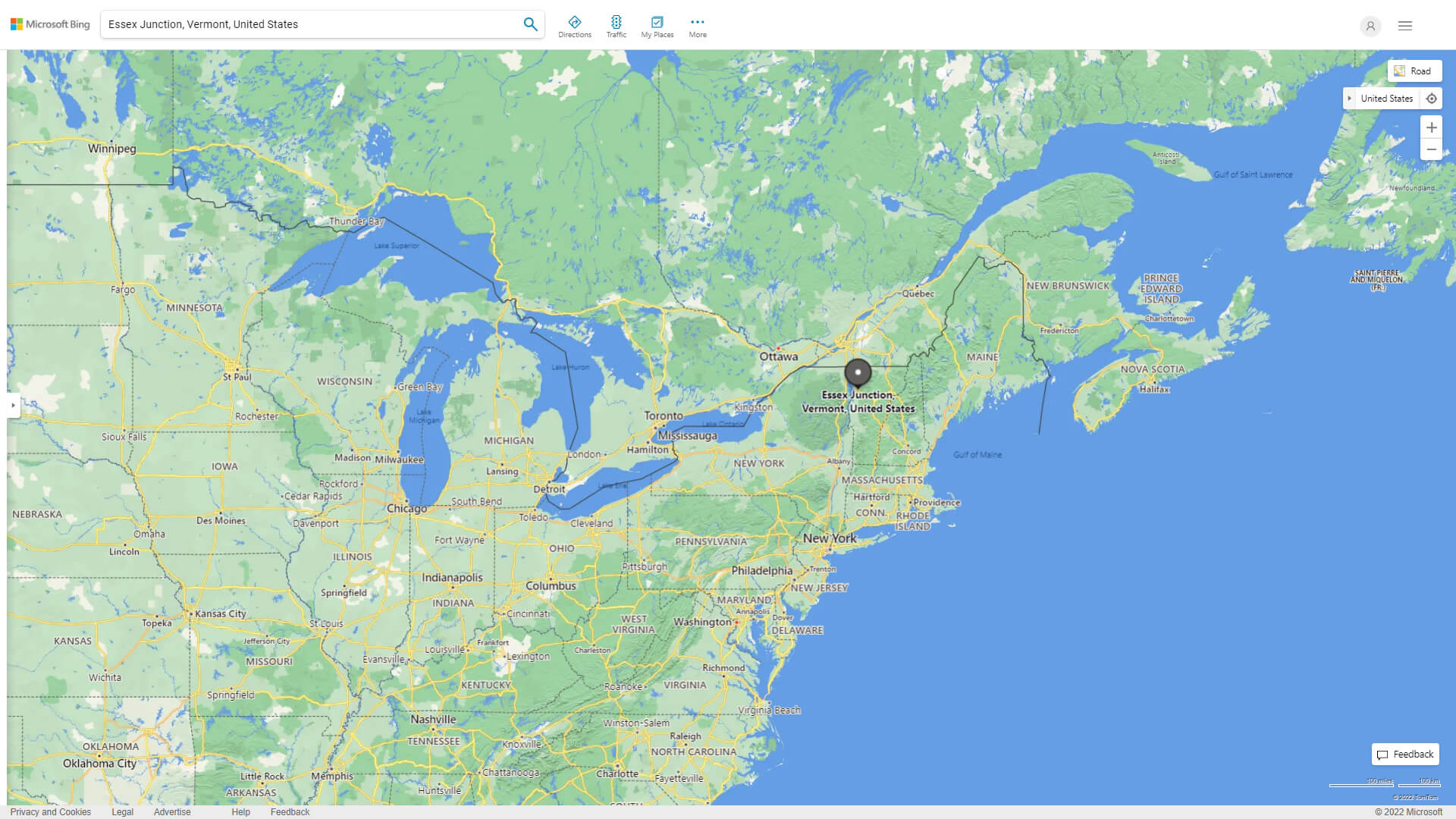 Essex Junction, Vermont Map