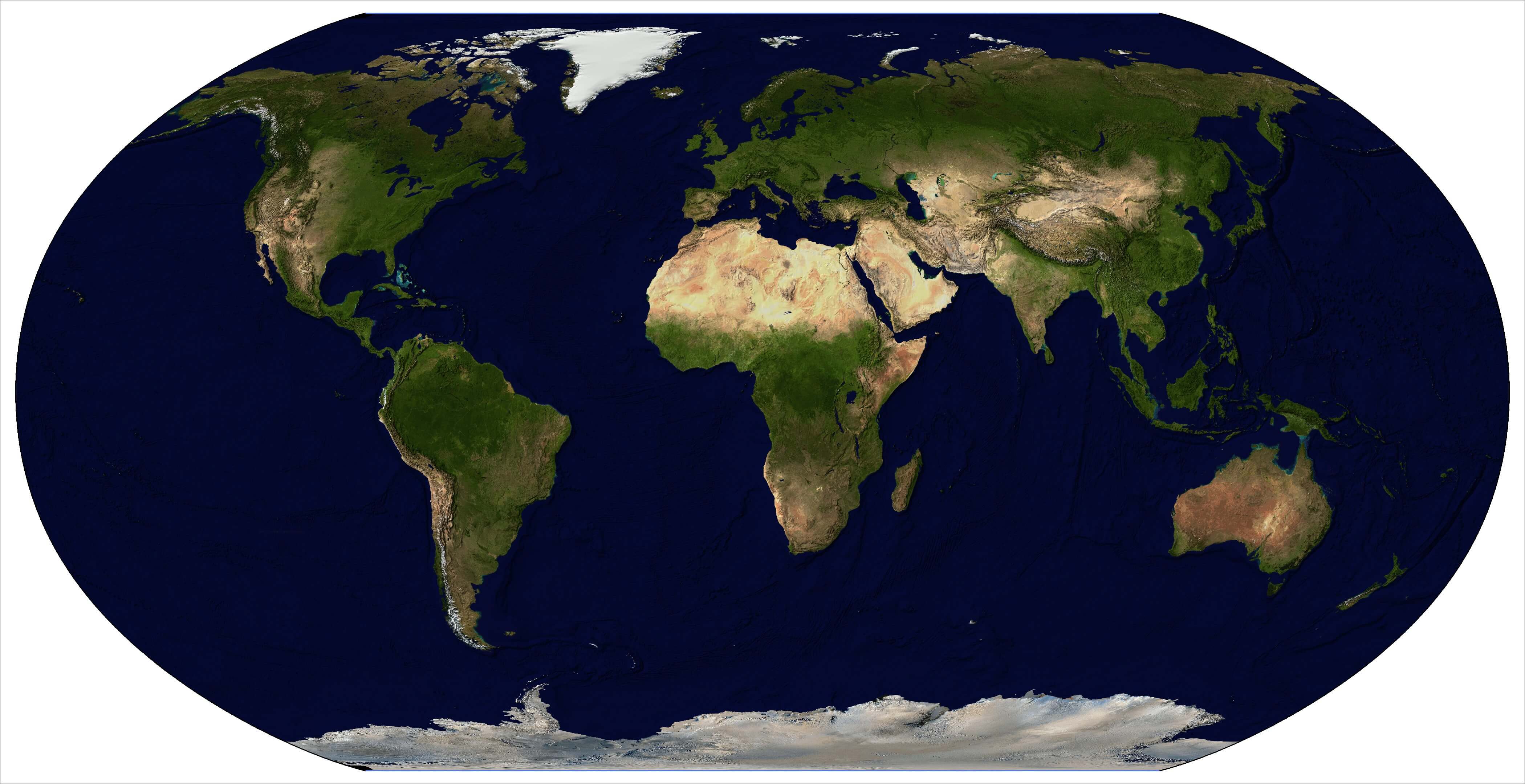 Satellite World Map